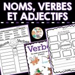 noms communs noms propres verbes adjectifs