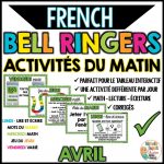 activités du matin avril