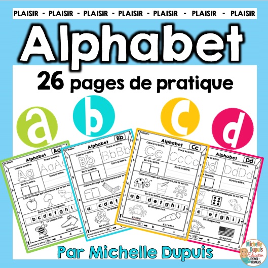 pages sur l'alphabet