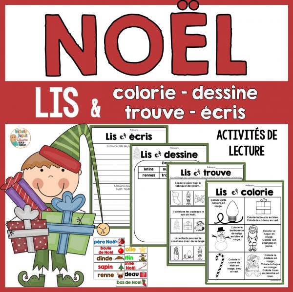 Noël activité de lecture