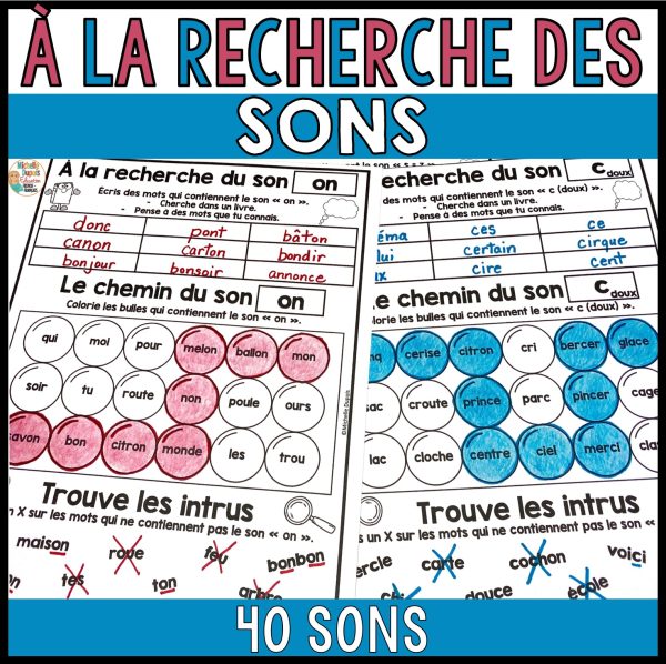 À la recherche des sons - Graphèmes simples et complexes