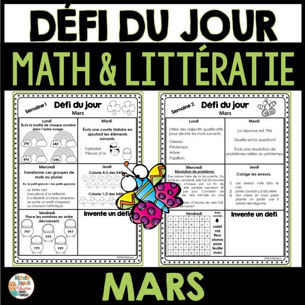 Défi du jour - Mars