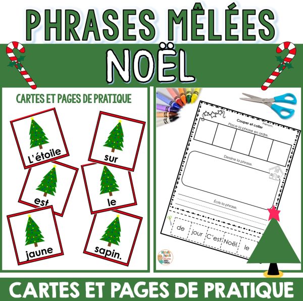 Phrases mêlées - Noël