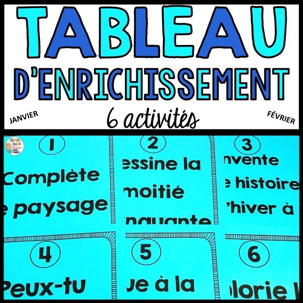 Tableau d'enrichissement - Hiver