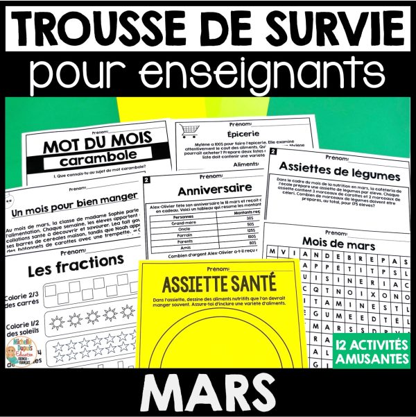 Trousse de Survie pour le mois de Mars