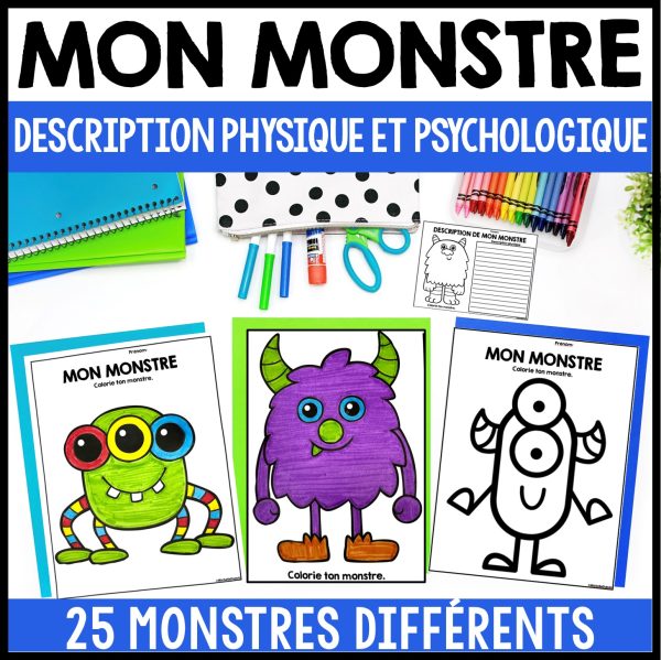 Mon monstre - Description - Écriture