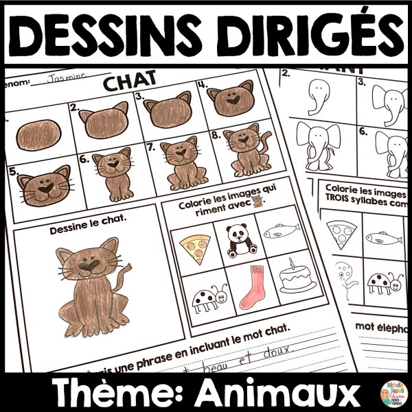 Dessins dirigés - Les animaux