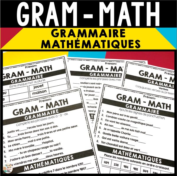 GRAM - MATH Grammaire et Mathématiques