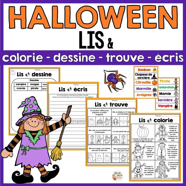 Halloween - Activités de lecture