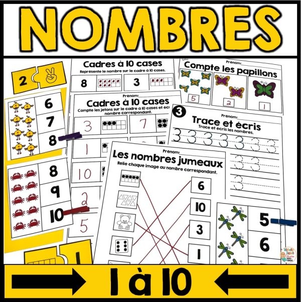 Nombres de 1 à 10