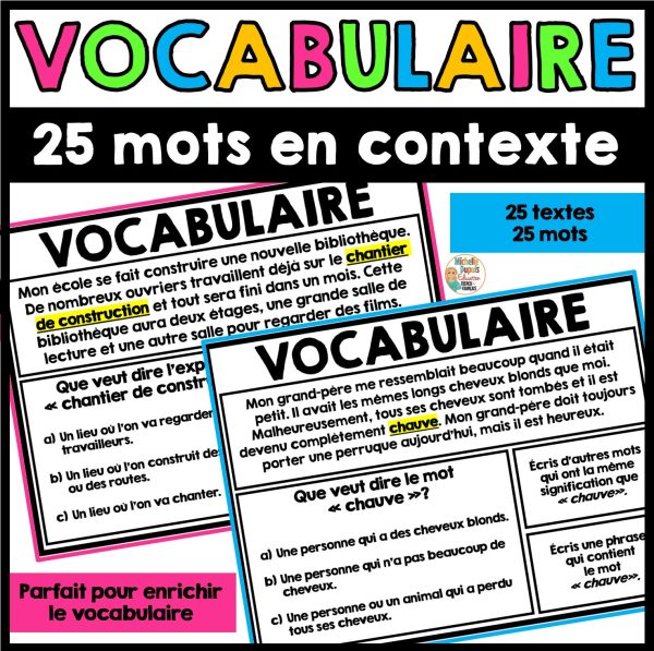 Vocabulaire