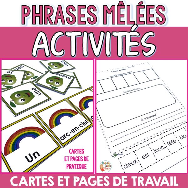 Phrases mêlées à remettre en ordre