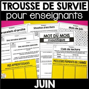 Trousse de survie de Juin - Fin de l'année scolaire