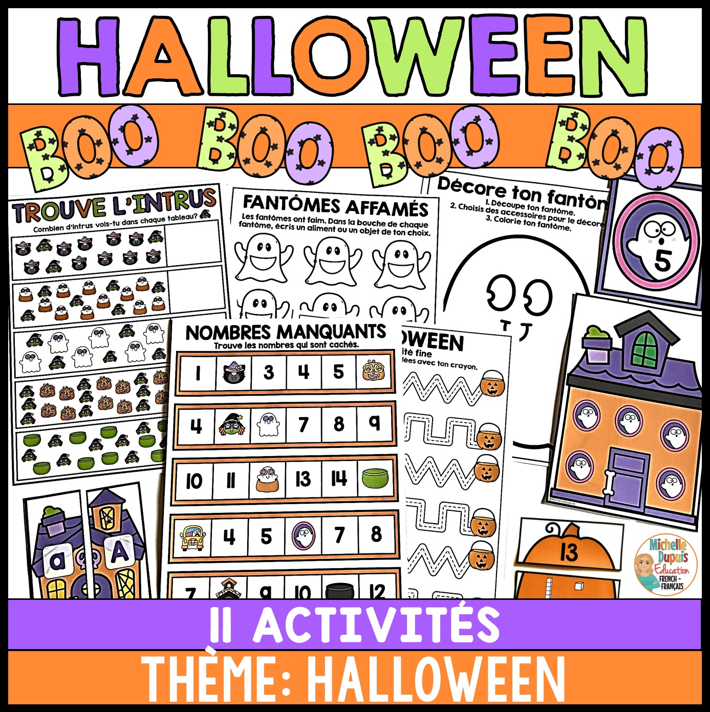 L’Halloween - Centres: 11 Activités amusantes