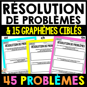 Résolution de problèmes avec graphèmes ciblés