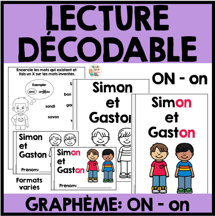 Lecture décodable - Graphème/Son ON