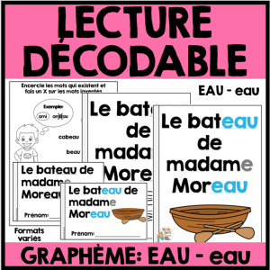 Lecture décodable graphème/son EAU