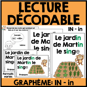 Lecture décodable - Graphème/son IN