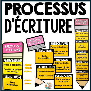 Processus d'écriture - Crayon géant